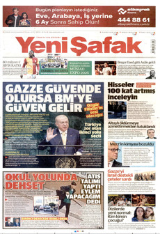 YENİ ŞAFAK 23 Eylül 2026 gazete manşeti