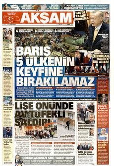 AKŞAM 23 Eylül 2026 gazete manşeti