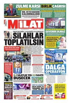 MİLAT 23 Eylül 2026 gazete manşeti