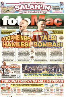 FOTOMAÇ 23 Eylül 2026 gazete manşeti