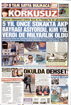 KORKUSUZ 23 Eylül 2026 gazete manşeti
